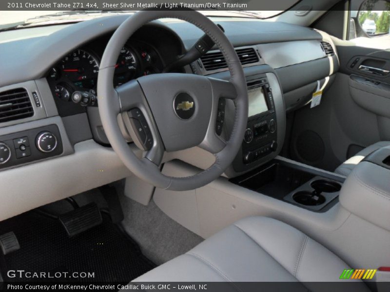 Sheer Silver Metallic / Light Titanium/Dark Titanium 2011 Chevrolet Tahoe Z71 4x4