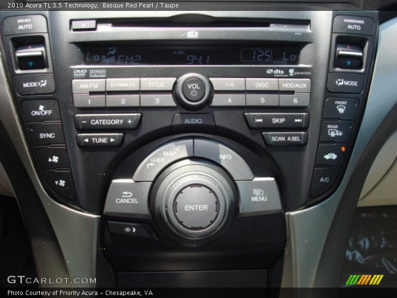 Basque Red Pearl / Taupe 2010 Acura TL 3.5 Technology