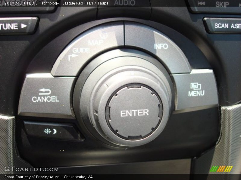 Basque Red Pearl / Taupe 2010 Acura TL 3.5 Technology