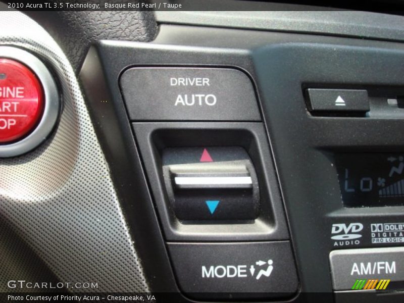 Basque Red Pearl / Taupe 2010 Acura TL 3.5 Technology