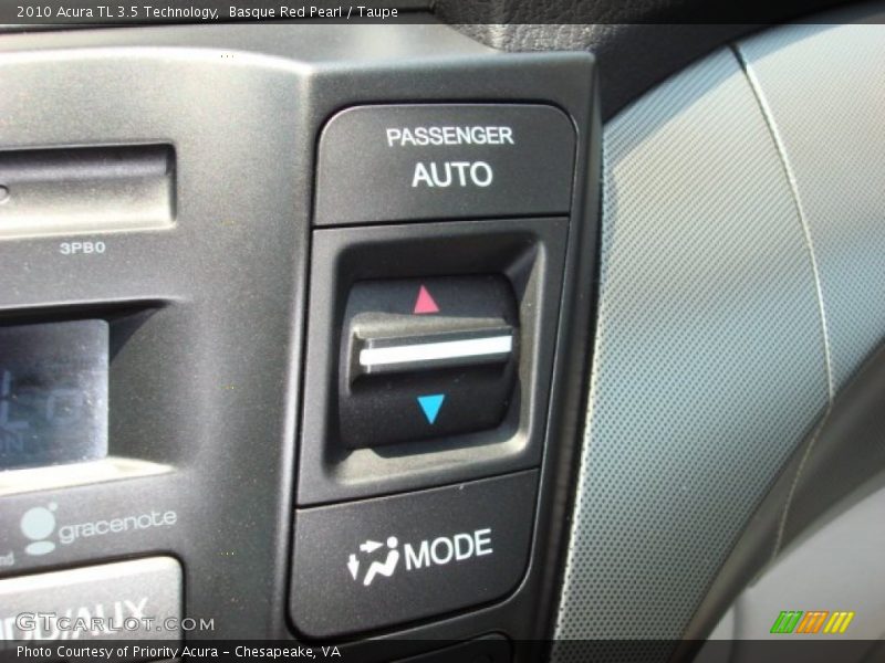 Basque Red Pearl / Taupe 2010 Acura TL 3.5 Technology