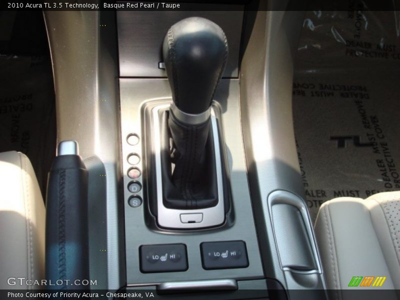 Basque Red Pearl / Taupe 2010 Acura TL 3.5 Technology