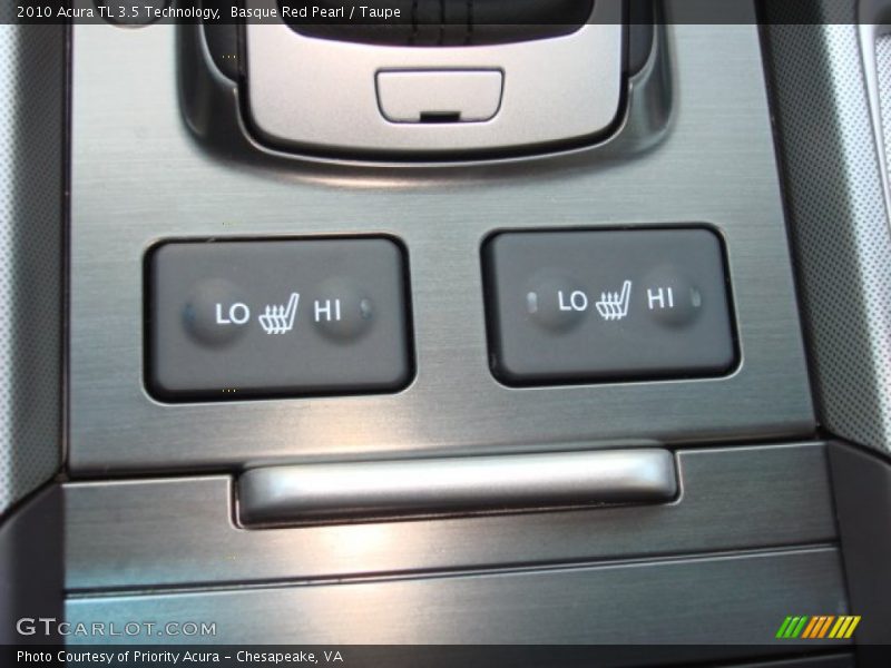 Basque Red Pearl / Taupe 2010 Acura TL 3.5 Technology