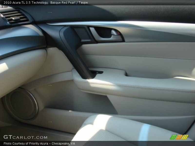 Basque Red Pearl / Taupe 2010 Acura TL 3.5 Technology