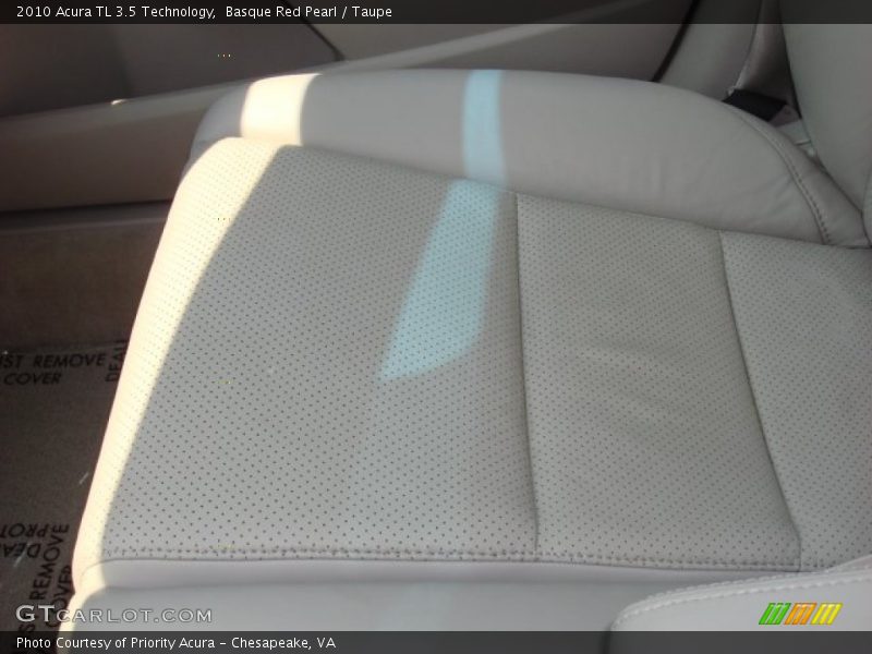 Basque Red Pearl / Taupe 2010 Acura TL 3.5 Technology