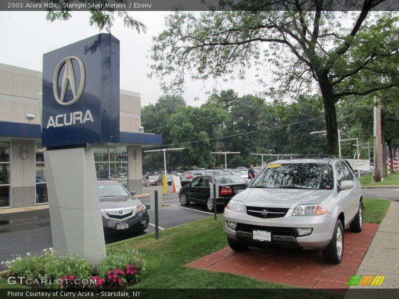 Starlight Silver Metallic / Ebony 2003 Acura MDX