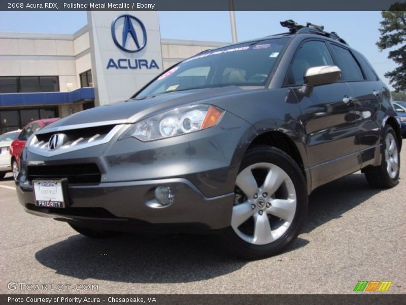 Polished Metal Metallic / Ebony 2008 Acura RDX