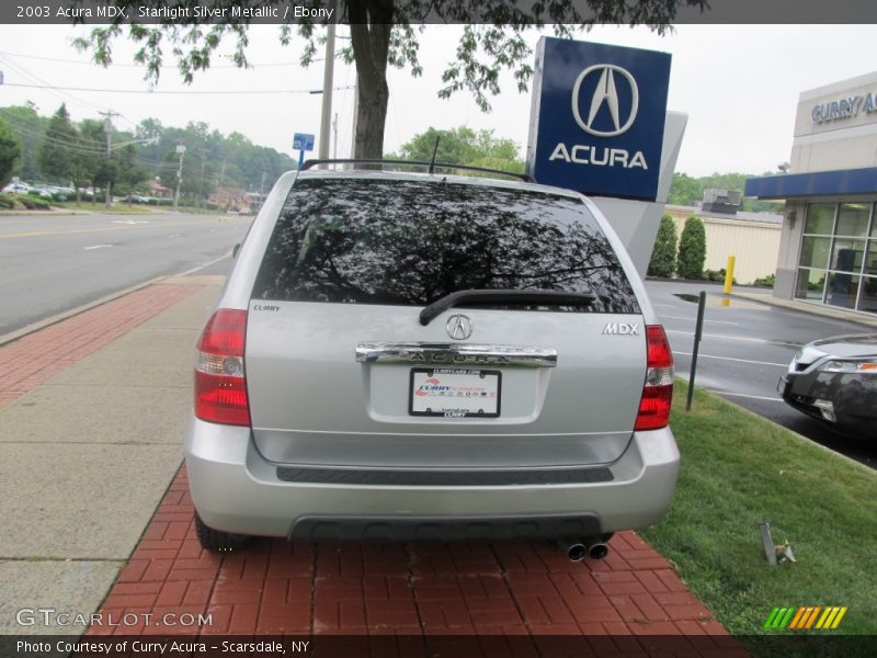 Starlight Silver Metallic / Ebony 2003 Acura MDX