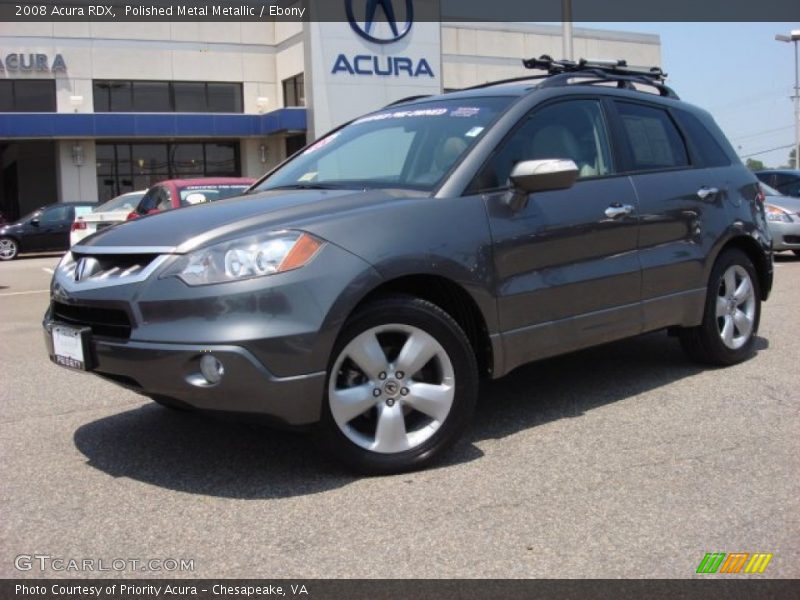 Polished Metal Metallic / Ebony 2008 Acura RDX