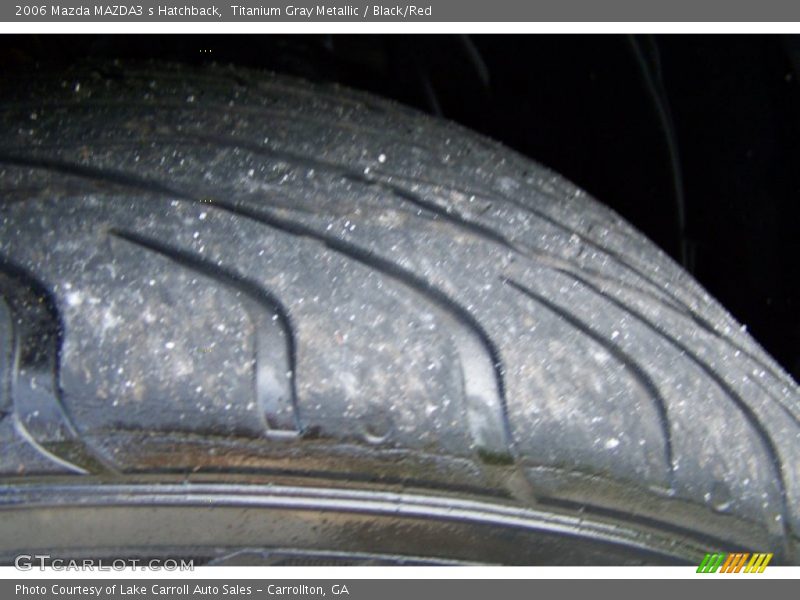 Titanium Gray Metallic / Black/Red 2006 Mazda MAZDA3 s Hatchback