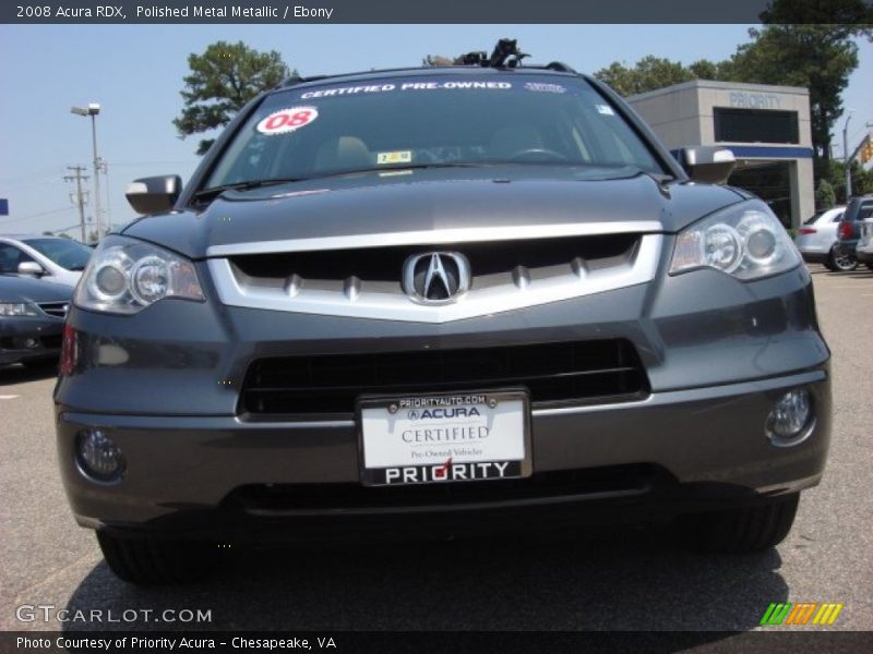 Polished Metal Metallic / Ebony 2008 Acura RDX