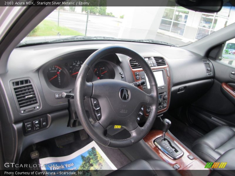 Starlight Silver Metallic / Ebony 2003 Acura MDX