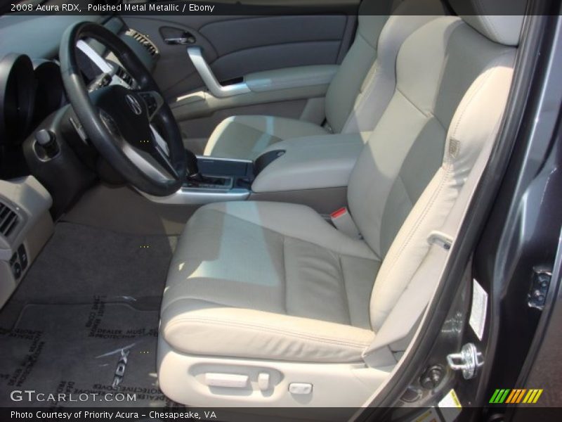 Polished Metal Metallic / Ebony 2008 Acura RDX