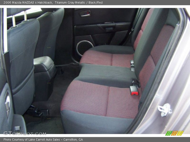  2006 MAZDA3 s Hatchback Black/Red Interior