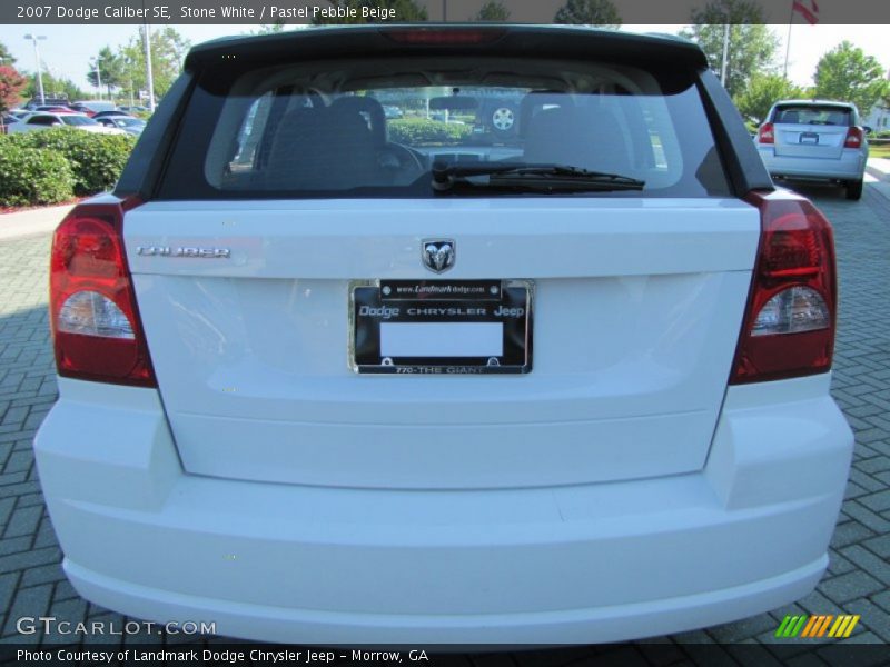 Stone White / Pastel Pebble Beige 2007 Dodge Caliber SE