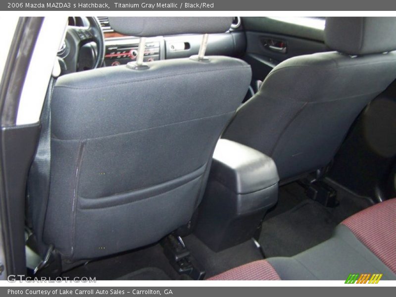 Titanium Gray Metallic / Black/Red 2006 Mazda MAZDA3 s Hatchback