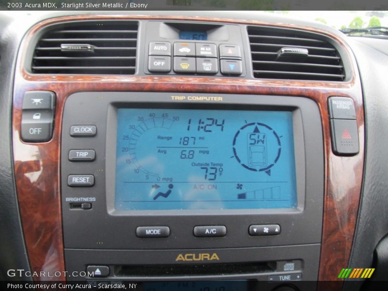 Starlight Silver Metallic / Ebony 2003 Acura MDX