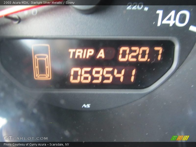Starlight Silver Metallic / Ebony 2003 Acura MDX