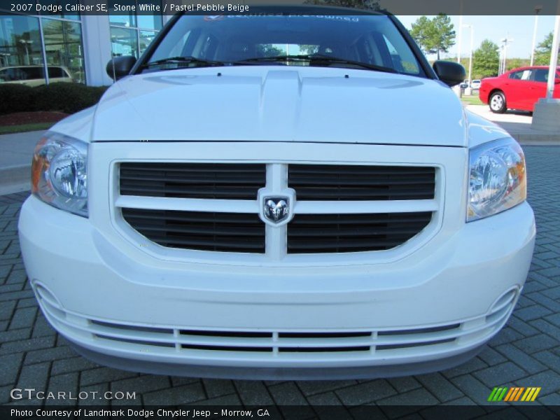 Stone White / Pastel Pebble Beige 2007 Dodge Caliber SE