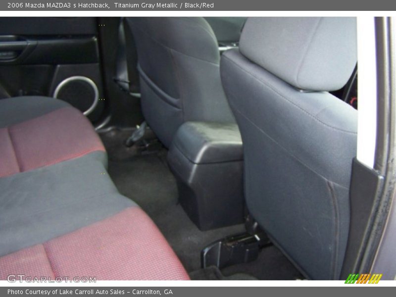 Titanium Gray Metallic / Black/Red 2006 Mazda MAZDA3 s Hatchback