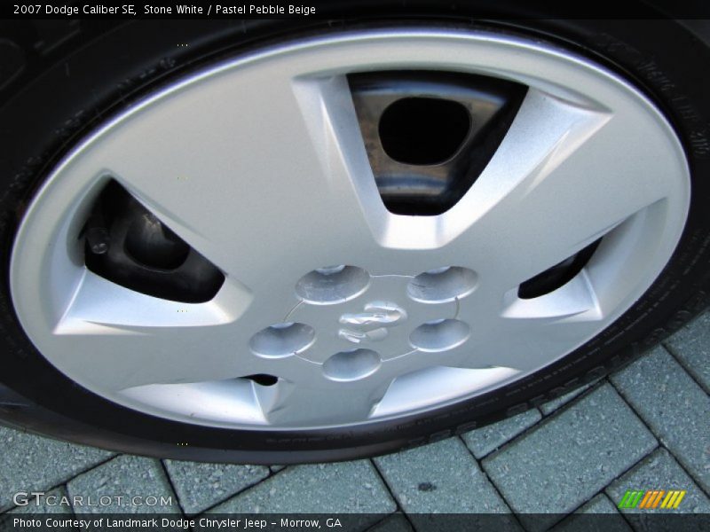 Stone White / Pastel Pebble Beige 2007 Dodge Caliber SE