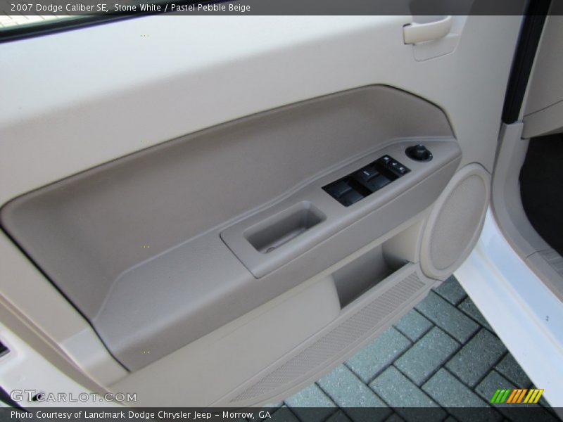 Stone White / Pastel Pebble Beige 2007 Dodge Caliber SE