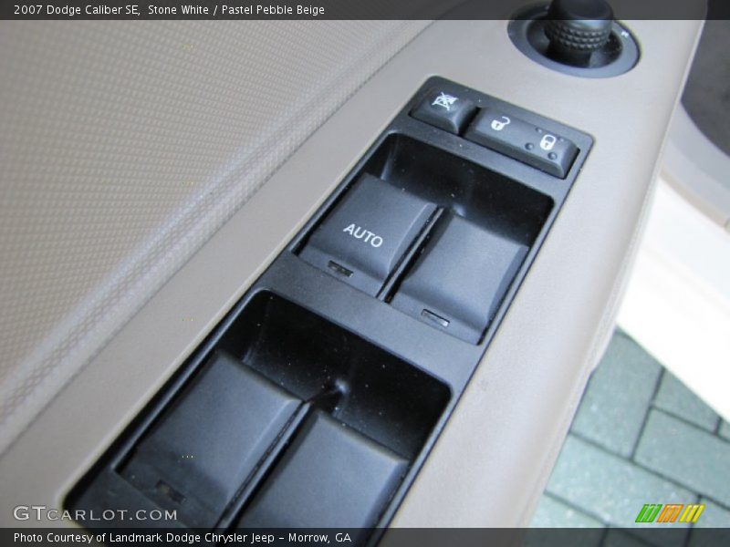 Stone White / Pastel Pebble Beige 2007 Dodge Caliber SE