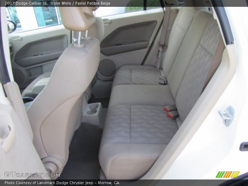 Stone White / Pastel Pebble Beige 2007 Dodge Caliber SE