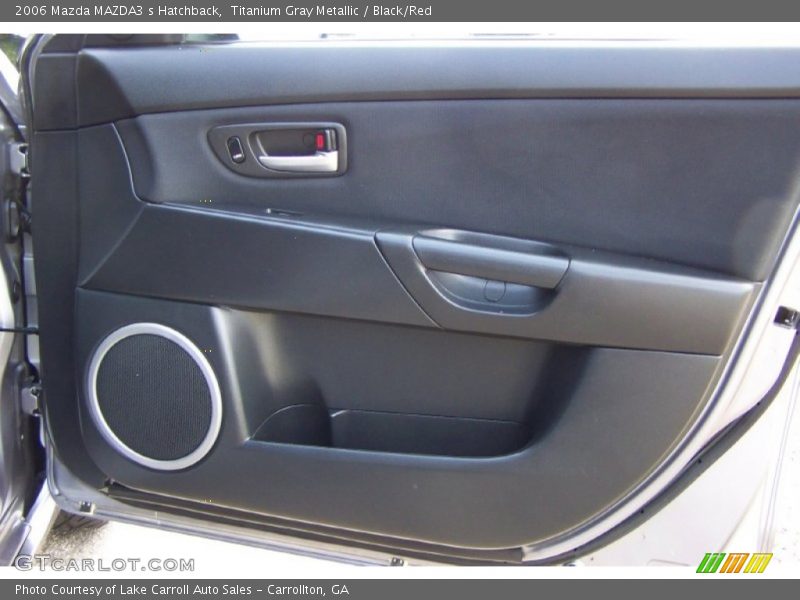 Titanium Gray Metallic / Black/Red 2006 Mazda MAZDA3 s Hatchback