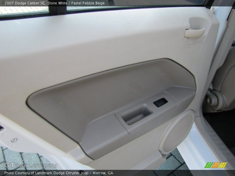Stone White / Pastel Pebble Beige 2007 Dodge Caliber SE