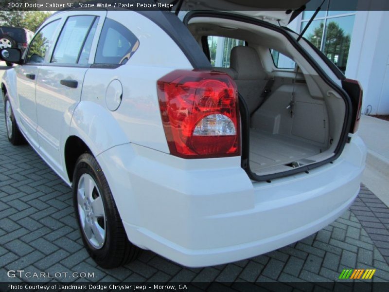 Stone White / Pastel Pebble Beige 2007 Dodge Caliber SE