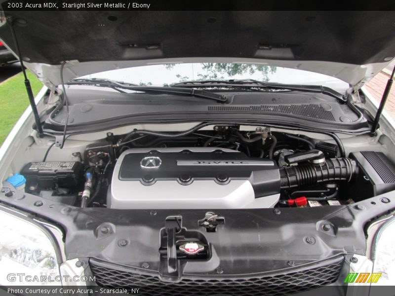 Starlight Silver Metallic / Ebony 2003 Acura MDX