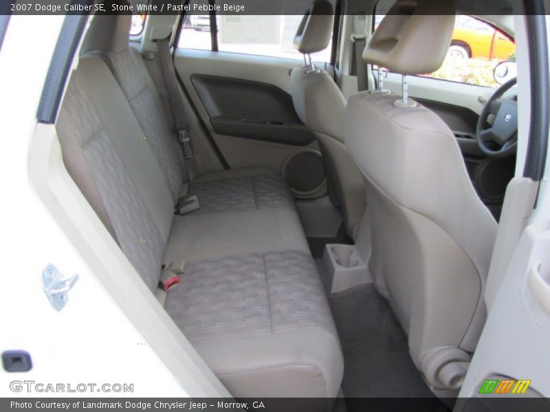 Stone White / Pastel Pebble Beige 2007 Dodge Caliber SE