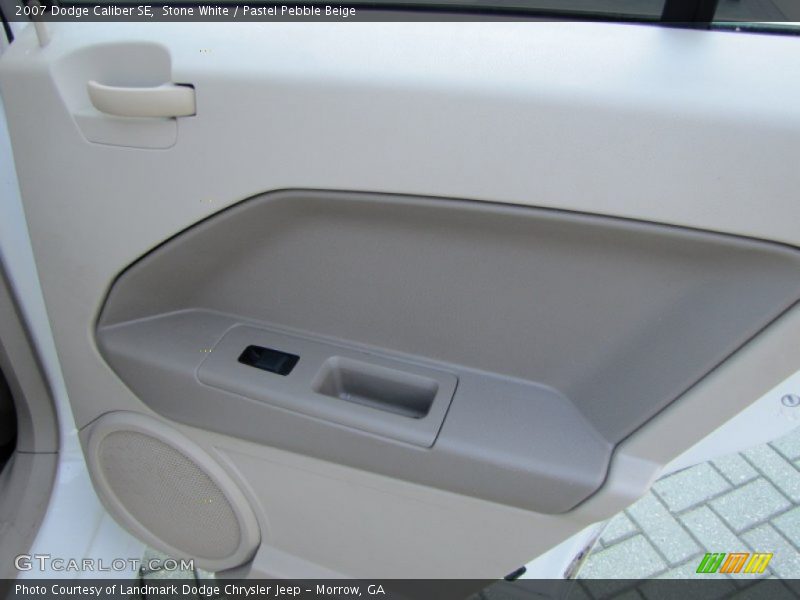 Stone White / Pastel Pebble Beige 2007 Dodge Caliber SE