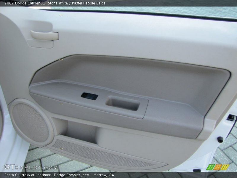 Stone White / Pastel Pebble Beige 2007 Dodge Caliber SE