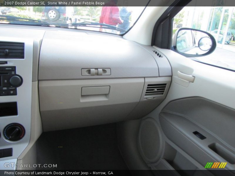 Stone White / Pastel Pebble Beige 2007 Dodge Caliber SE