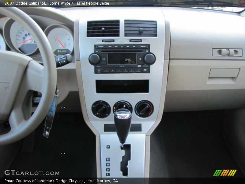 Stone White / Pastel Pebble Beige 2007 Dodge Caliber SE