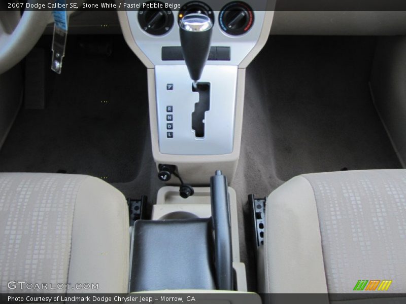 Stone White / Pastel Pebble Beige 2007 Dodge Caliber SE
