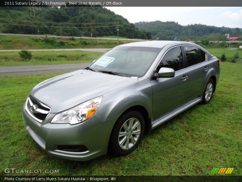 Steel Silver Metallic / Off-Black 2011 Subaru Legacy 2.5i Premium