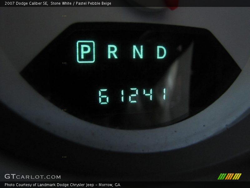 Stone White / Pastel Pebble Beige 2007 Dodge Caliber SE