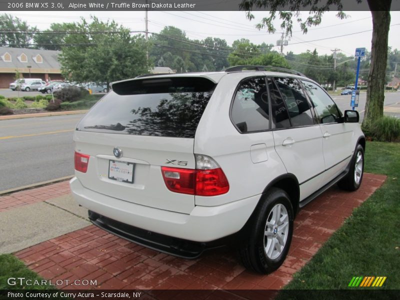 Alpine White / Truffle Brown Dakota Leather 2006 BMW X5 3.0i