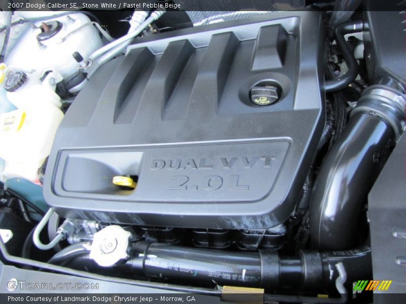 Stone White / Pastel Pebble Beige 2007 Dodge Caliber SE