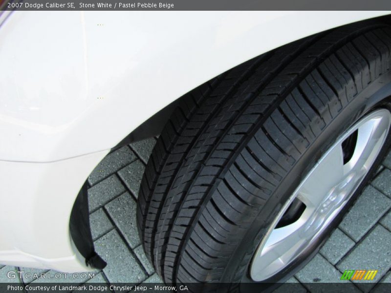 Stone White / Pastel Pebble Beige 2007 Dodge Caliber SE