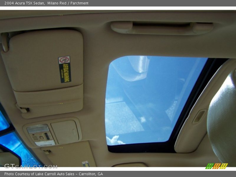 Milano Red / Parchment 2004 Acura TSX Sedan