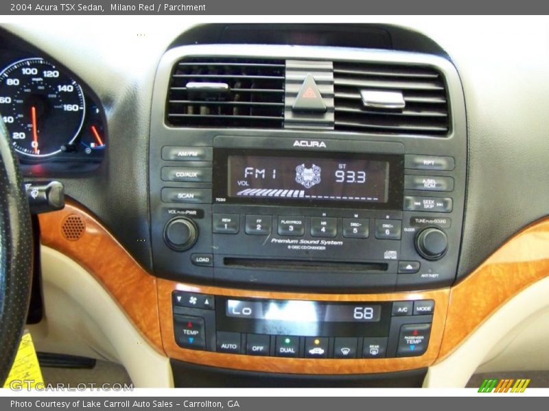 Milano Red / Parchment 2004 Acura TSX Sedan