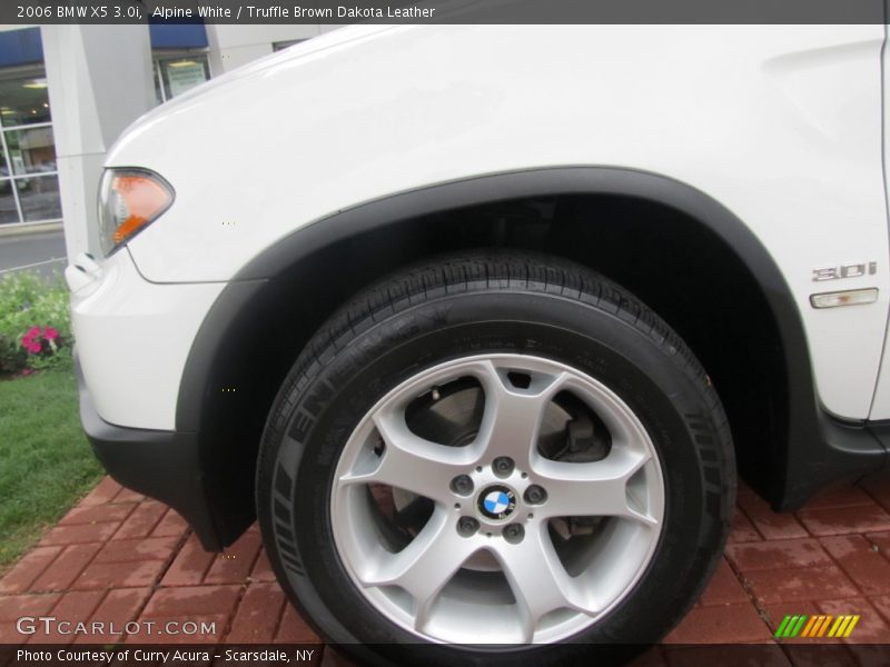 Alpine White / Truffle Brown Dakota Leather 2006 BMW X5 3.0i