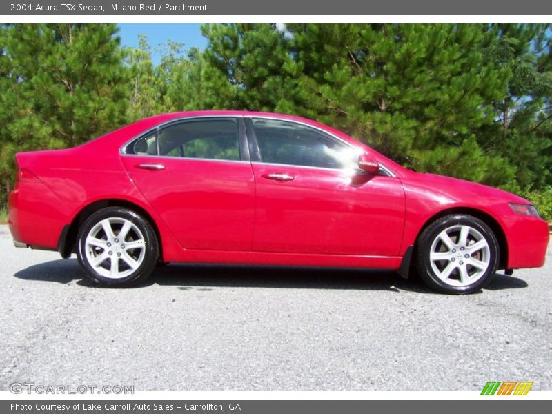 Milano Red / Parchment 2004 Acura TSX Sedan