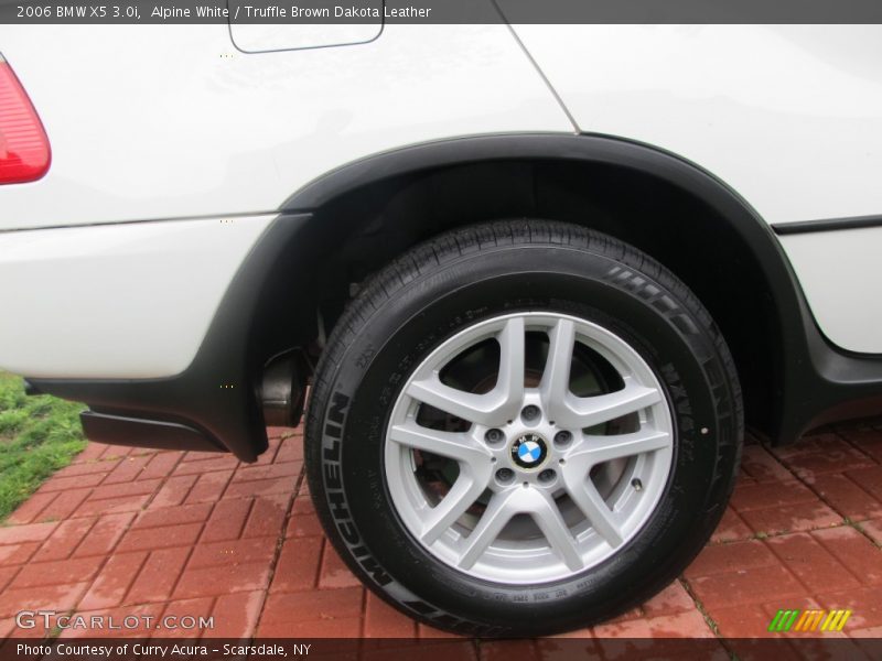 Alpine White / Truffle Brown Dakota Leather 2006 BMW X5 3.0i