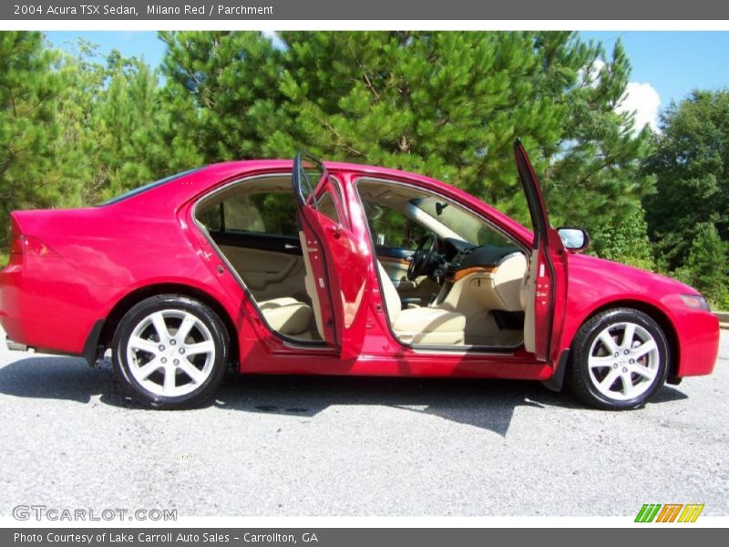 Milano Red / Parchment 2004 Acura TSX Sedan