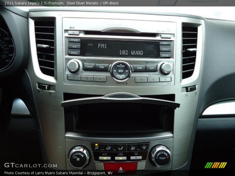 Steel Silver Metallic / Off-Black 2011 Subaru Legacy 2.5i Premium